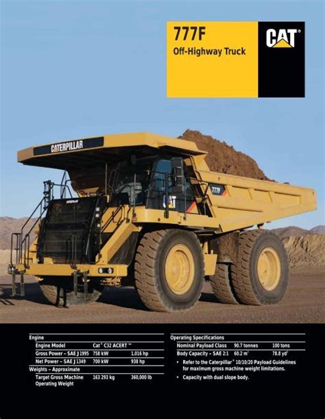 caterpillar 777 specs|cat 777 specalog.